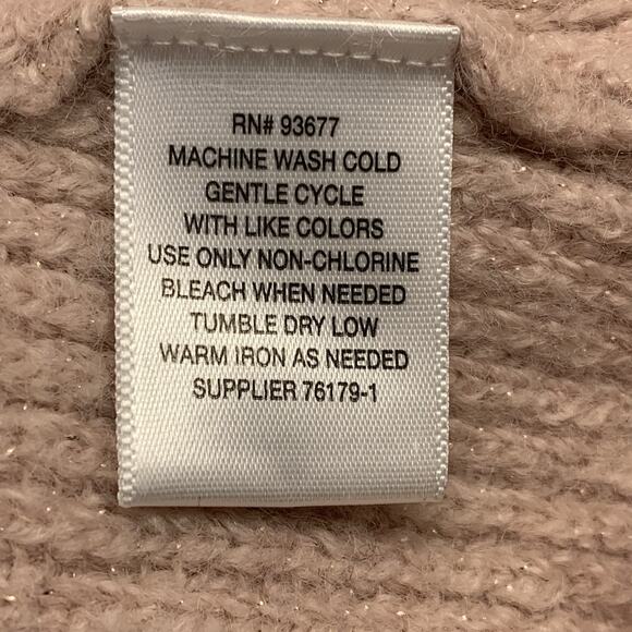 Liz Claiborne Pink Long Baggy Sweater Size XL - Picture 7 of 7